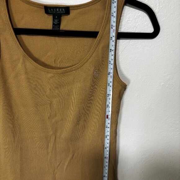 Lauren Ralph Lauren Tan Tank Top Size Small - Picture 5 of 7